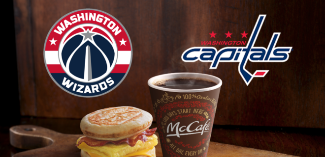 This year's Capitals and Wizards DC McDonald's deal is announced.